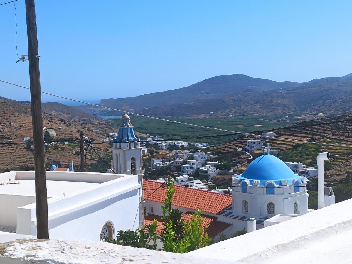70M2 Neoclassic Villa, Excellent Location Great View Last House Of Village Kalloni  エクステリア 写真