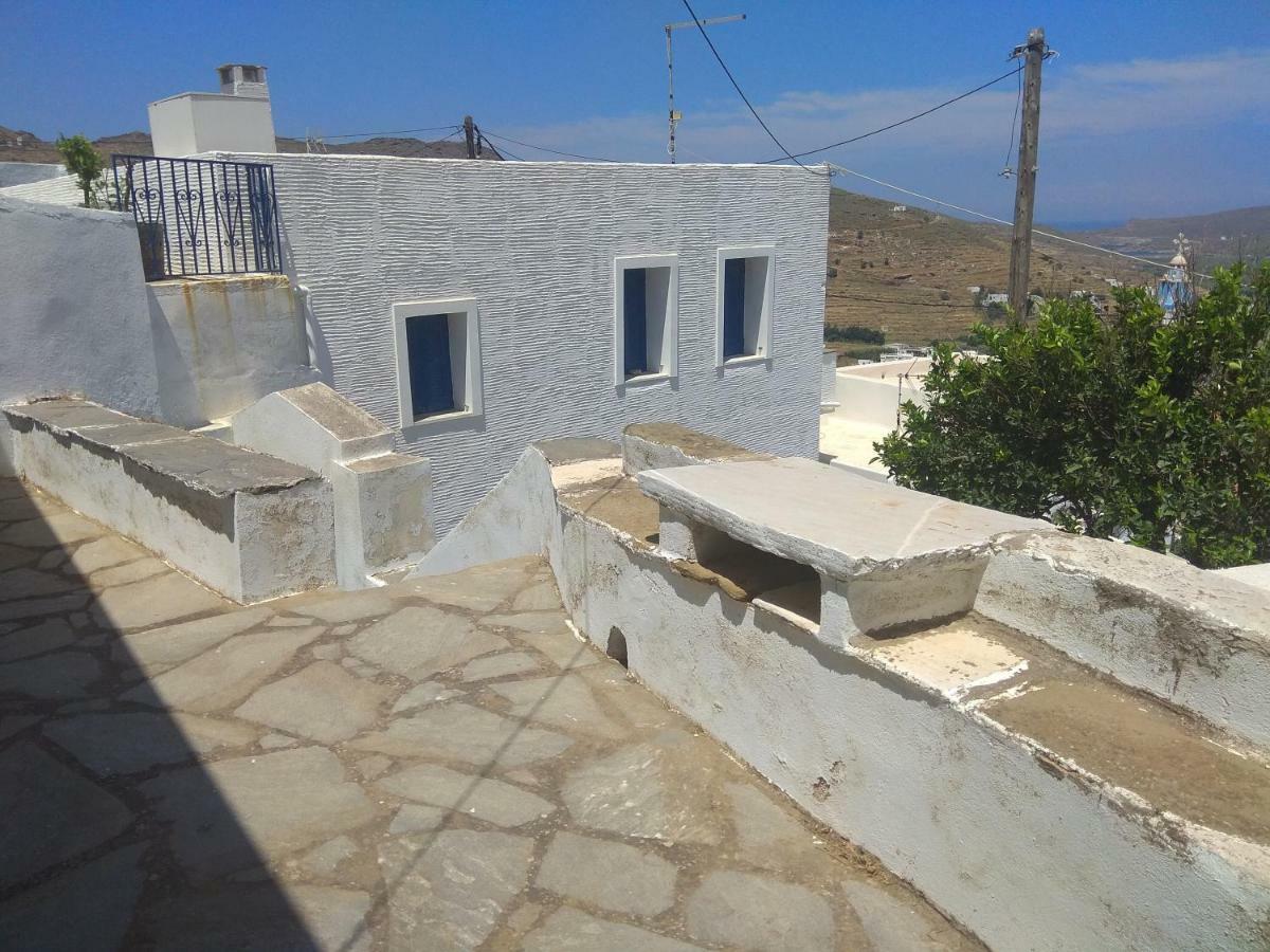 70M2 Neoclassic Villa, Excellent Location Great View Last House Of Village Kalloni  エクステリア 写真